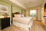 Beautiful primary bedroom with king bed